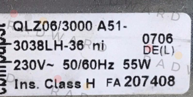 EBM Papst-QLZ06/3000 A51-3038LH-36 price