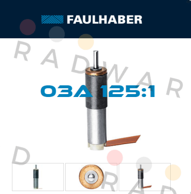 Faulhaber-03A 125:1 price