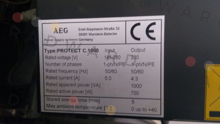 AEG-PROTECT C.1000  price