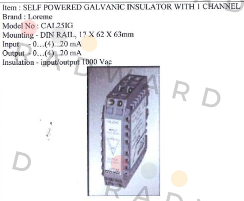 Loreme-CAL25IG price