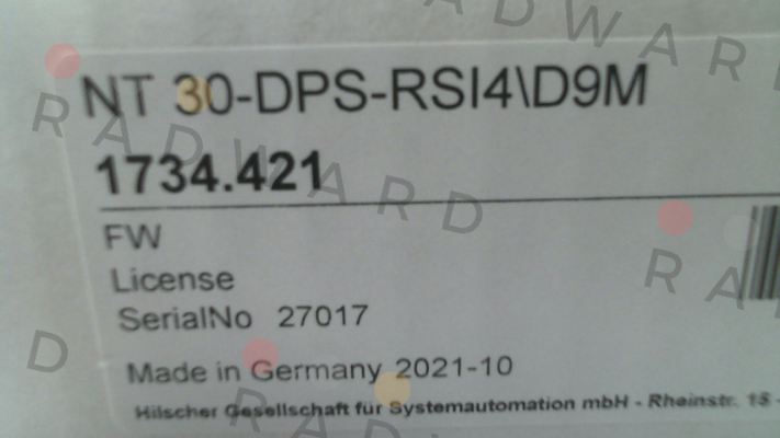 Hilscher-NT 30-DPS-RSI4/D9M price