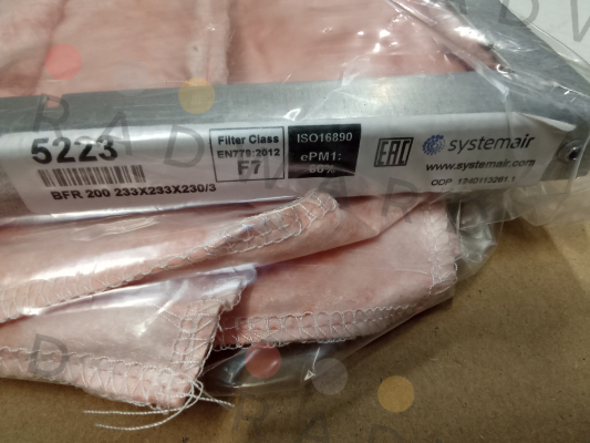 Systemair-5223,  BFR 200 F7 Filter price