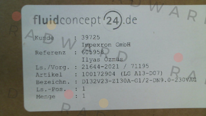 Sirai-D132V23-Z130A-G1/2-DN9.0-230VAC price