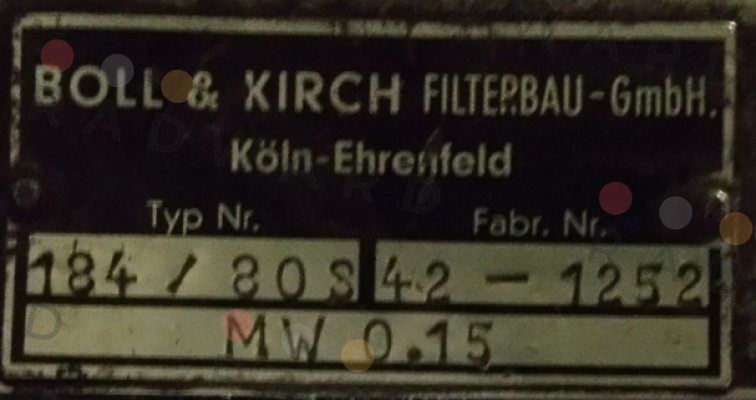 Boll Kirch- Type 184/80S REPLACED BY 2.06.5.265.500 DN 80  price