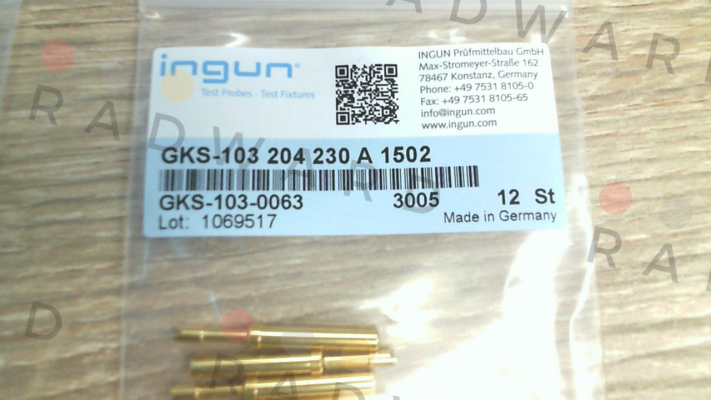 Ingun-GKS-103 204 230 A 1502 price