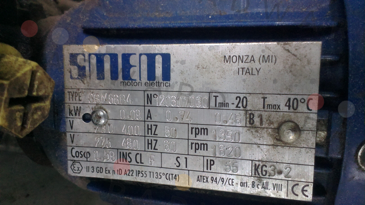 Smem-6SM 56B 4  KW 0,09 4poli B14 230/400 50HZ  price