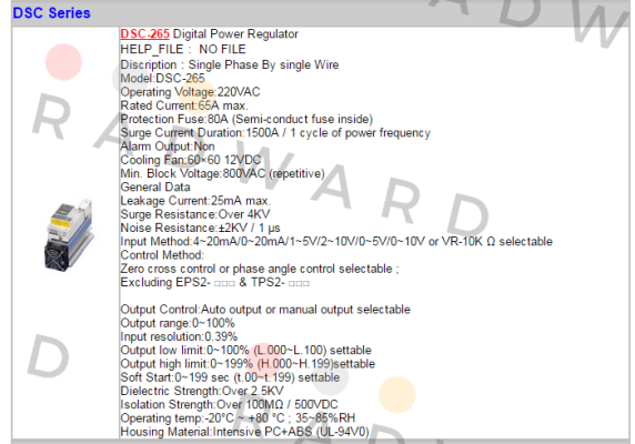 Fotek-DSC-265 - (AC220V)  price