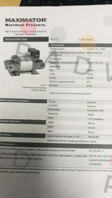 Maximator-MO 72 D price