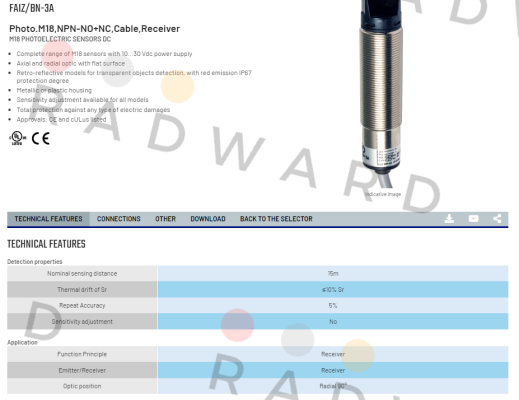 Micro Detectors / Diell (now Datasensing)-FAIZ/BN-3A price