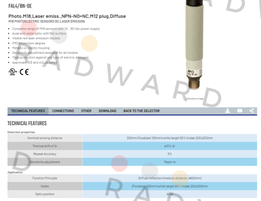 Micro Detectors / Diell (now Datasensing)-FAL4/BN-0E price