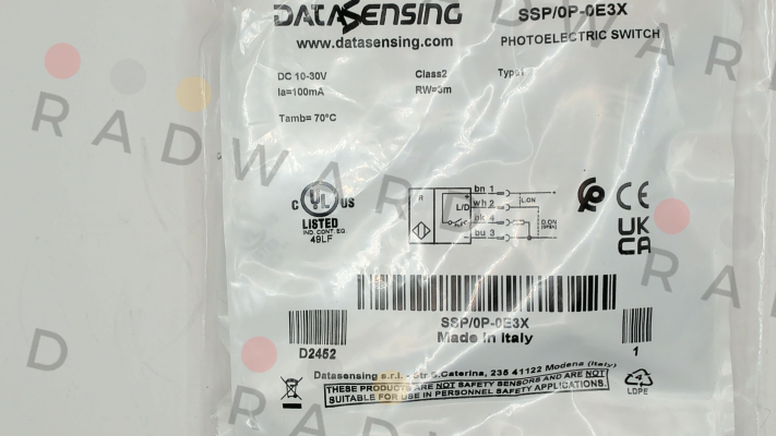Micro Detectors / Diell (now Datasensing)-SSP/0P-0E3X price