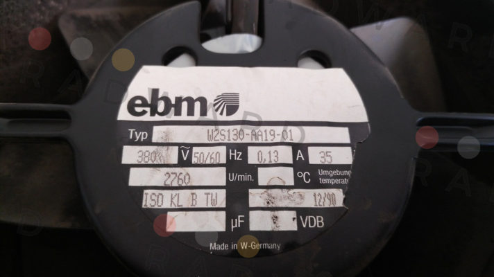 EBM Papst-W2S130-AA19-01 price