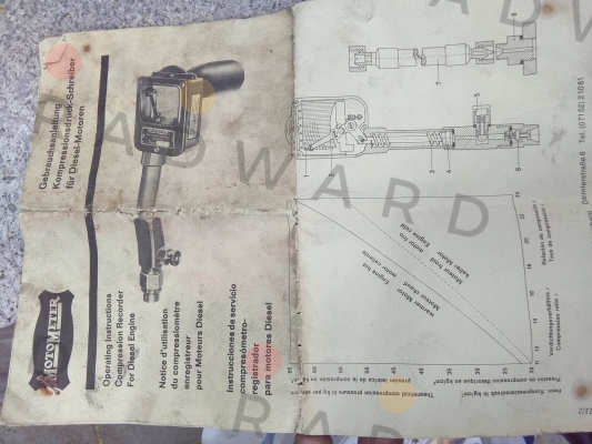 Motometer-Compression Recorder 10-40 Bar  price