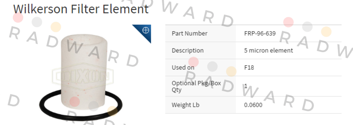 Wilkerson-FRP-96-639  price