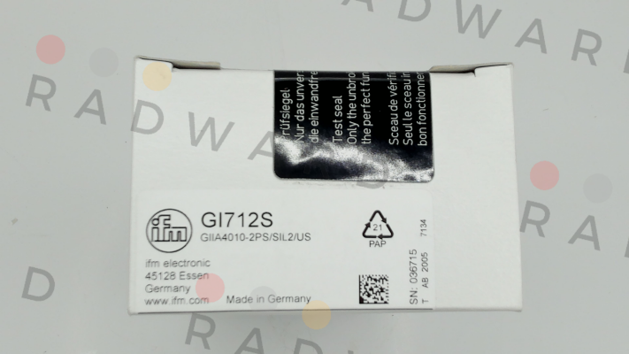 Ifm-GI712S / GIIA4010-2PS/SIL2/US price