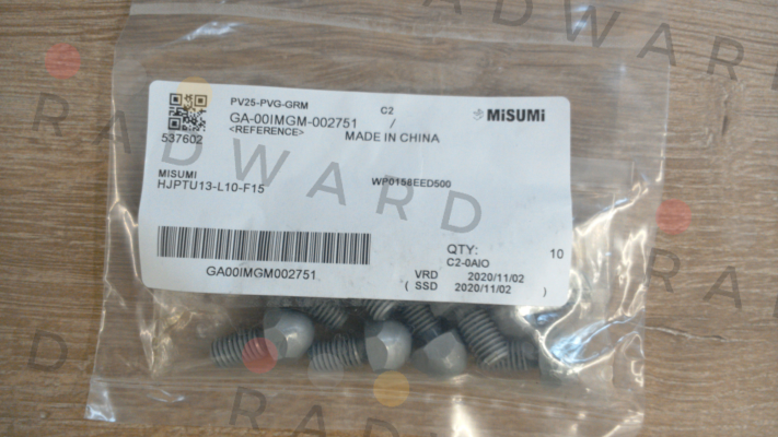 Misumi-HJPTU13-L10-F15 price