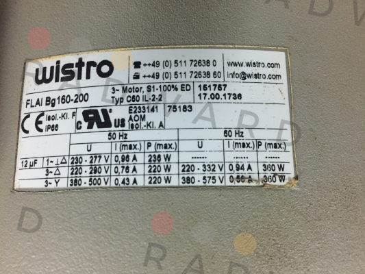 Wistro-17.10.0233 price