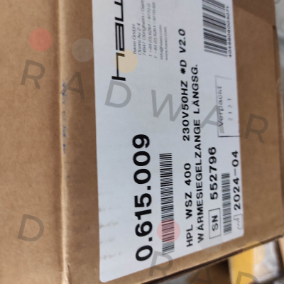 HAWO-0.615.009 / HPL WSZ 400 price