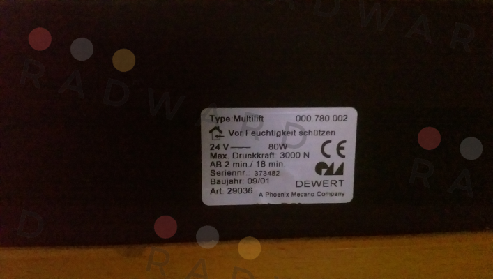 DEWERT-ML 695-498/-/--/NUT/-  price