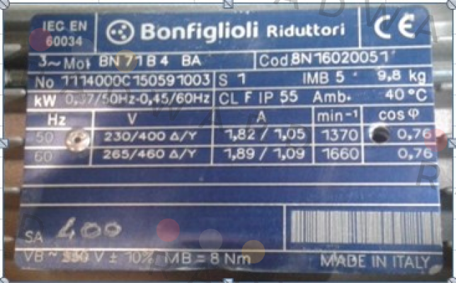Bonfiglioli-BN 71B 4 BA B5 price