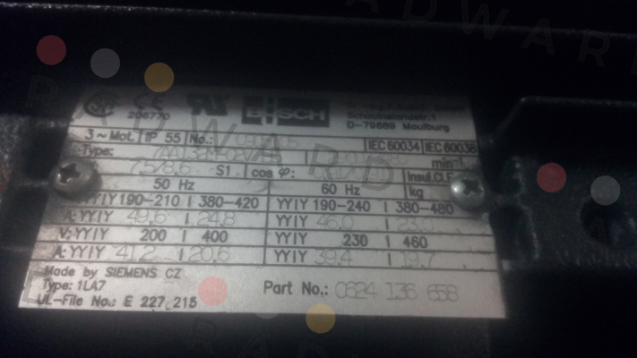 Busch-7AA132M-02V B5 obsolete, replacement 0630166796  price