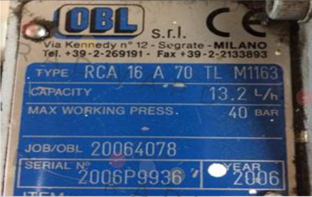 Obl-R16A70TL M1163 price