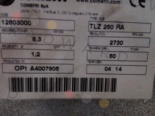 Comefri-TLZ 280 RA price