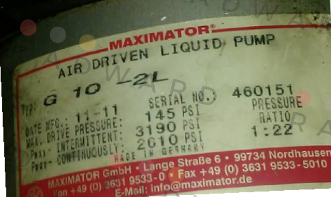 Maximator-G 10-2L  price