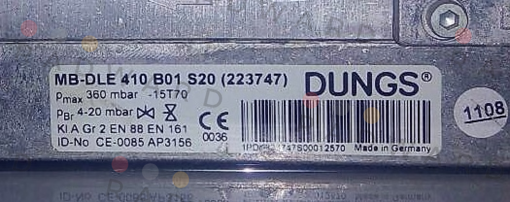 Dungs-Art. Nr. 223747    Type: MB-DLE 410 B01 S 20 - not available, alternative - Art. Nr. 211840 or Art. Nr. 226562  price
