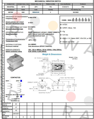 Metrix-5550-421-341  price