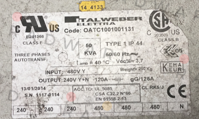 Italweber Elettra-OATC1001001131  price