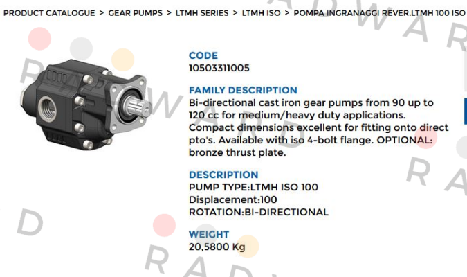 OMFB Hydraulic-105-033-11005 price