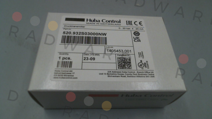 Huba Control-520.932S03000NW price