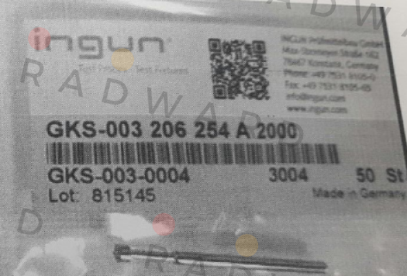 Ingun-GKS-003-0004 price