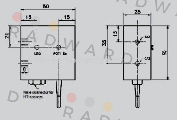 Rechner-P/N: 550500 Type: ISA-10-BB-S-50x50x25-PA-Z02/Y22-1 price