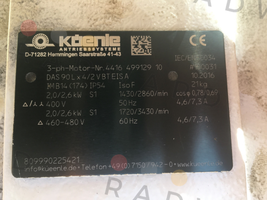 Küenle-DAS 90 L x 4/2 V BT EIS A Artikel-Nr. 100031  price