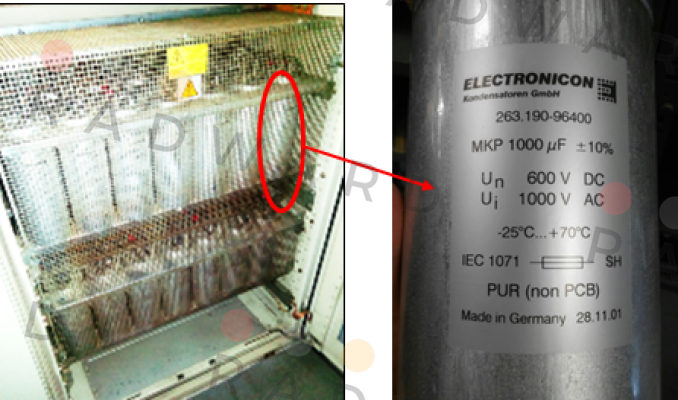Electronicon-263.190-96400, obsolete replaced by E63.R24-105C20  price