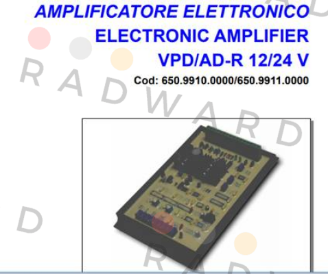 Brevini-VPD/AD-R 12V  price