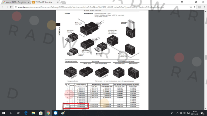 TE Connectivity (Tyco Electronics)-1-1318118-9  price