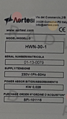 Aertesi-HWN30/40 price