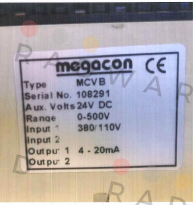 Megacon-Serial No. 108291 price