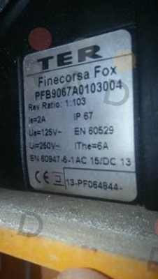 Ter Tecno Elettrica Ravasi-PFB9067A0103004  price