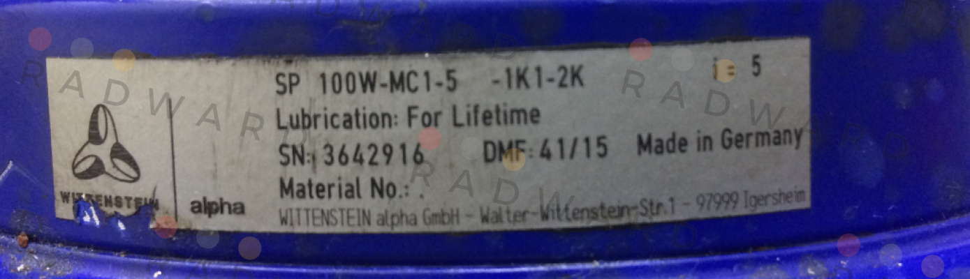 Wittenstein-SP 100W-MC1-5  -1K1-2K  price