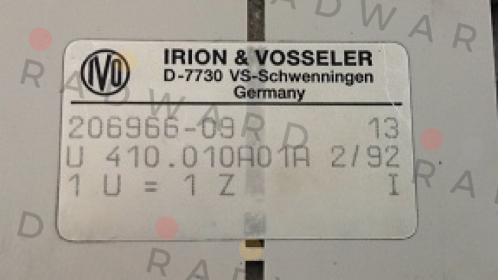 Irion-Vosseler-U 410.010A01A  price