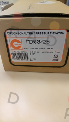 Condor-MDR 3/25  Art No: 227045  price