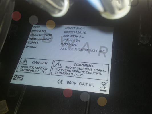 Deif-BGC/2 MKIII  - no longer available  price