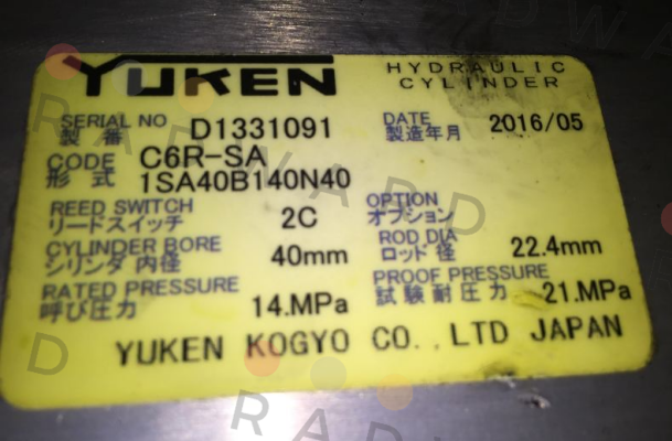 Yuken-C6R-SA 1SA40B140N40 obsolete,  equivalent CBY14L-6SD40N40X52 price
