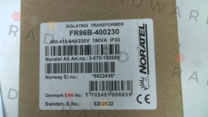 Noratel-FR96B-400230 / 3-070-100688 price