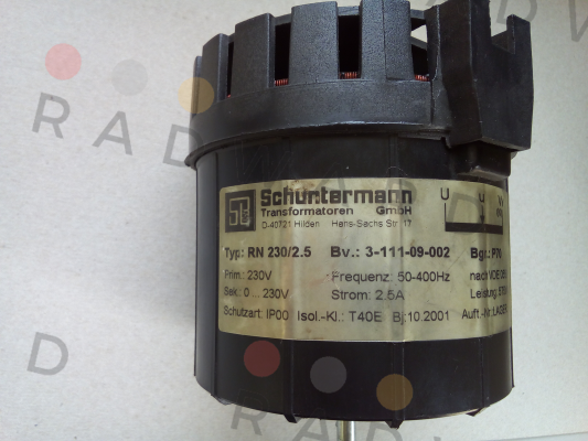 Schuntermann Transformatoren-RN 230/2.5 price