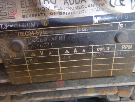 Electro Adda-Type C 160 MT-6 price